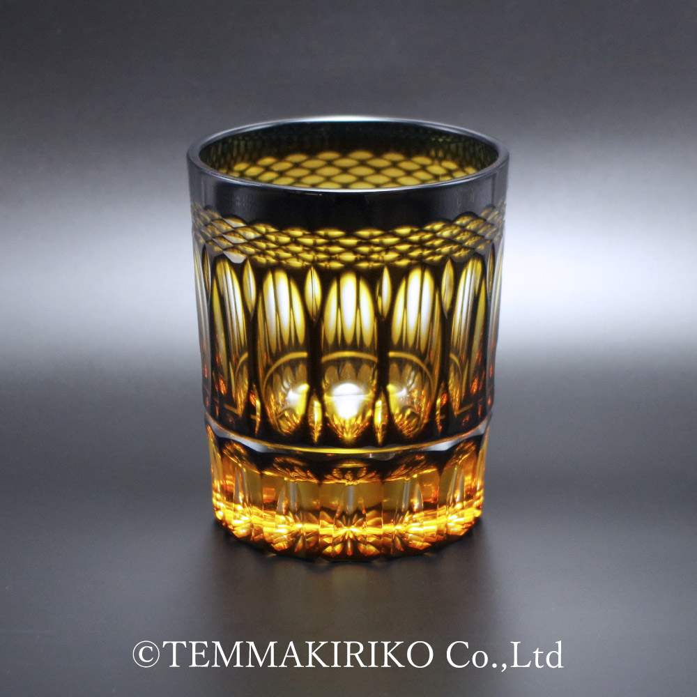 ロックグラス24% 月煌(げっこう) 二色被せ